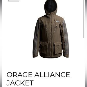 Orage Men's  Size Large Brown Ski Coat Jacket EUC